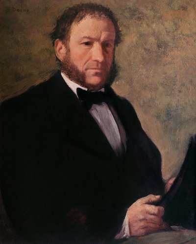 Porträt von Monsieur Ruelle, 1861 von Edgar Degas